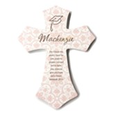 Personalized Cross, Pattern Graduation, Pink