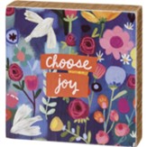 Choose Joy Block Sign