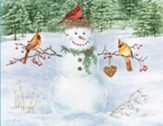 Happy Snowman Christmas Cards, Box of 18