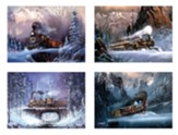 Trains, Assorted Christmas Cards, Box of 12, KJV