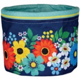 Happy Floral Flower Pot Cover, Small