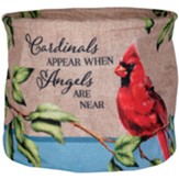 Cardinals Appear Flower Pot Cover, Large