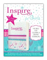 NLT Inspire Bible for Girls, Pink