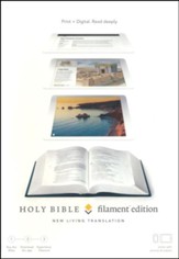 NLT Filament Bible, Blue Clothbound  Hardcover