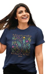 Everything Beautiful Shirt, Navy, 4X-Large