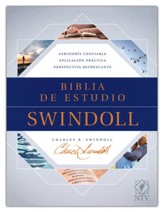 NTV Biblia de estudio Swindoll (NTV Swindoll Study Bible--soft leather-look, brown/tan)