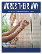 Words Their Way: Vocabulary for Middle and High School Volume 2 Teacher Edition