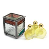 Anointing Oil Set Ornamental Glass Box