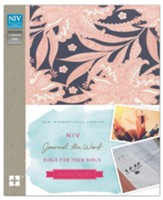 NIV Journal the Word Bible for Teen Girls Pink Floral, Hardcover