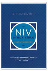 NIV Study Bible, Fully Revised Edition, Comfort Print,  hardcover (red letter)