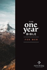 NLT The One Year Bible for Men  (Hardcover) - Slightly Imperfect