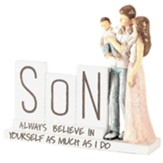 Mom, Dad and Son Figurine