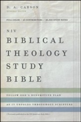 NIV Biblical Theology Study Bible, Hardcover, Comfort  Print