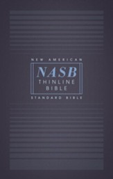 NASB Comfort Print Thinline Bible, Red Letter Edition--softcover