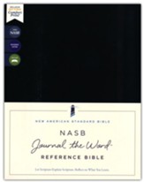 NASB Journal the Word Reference Bible, Comfort Print, 1995--hardcover, black with elastic closure (red letter)