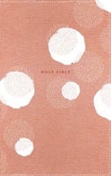 NIV, Teen Study Bible, Compact, Leathersoft, Peach, Comfort Print - Slightly Imperfect