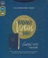 NIV Radiant Virtues Bible: A Beautiful Word Collection, Comfort Print--soft leather-look, navy