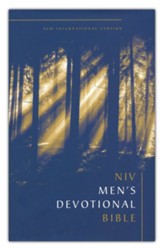 NIV Men's Devotional Bible, Comfort Print--hardcover - Imperfectly Imprinted Bibles