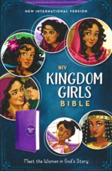 NIV, Kingdom Girls Bible, Comfort Print--soft leather-look, purple - Slightly Imperfect