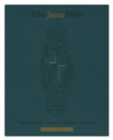 The Jesus Bible Artist Edition, NIV, Genuine Leather, Calfskin, Green, Limited Edition, Comfort Print