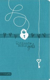 NIV, Ultimate Bible for Girls, Faithgirlz Edition, Leathersoft, Teal, Thumb Indexed Tabs - Imperfectly Imprinted Bibles