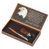 Eagle, Isaiah 40:31, Pen and Keyring Giftset