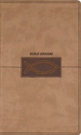 Bible Origins, New Testament + Graphic Novel--soft leather-look, tan