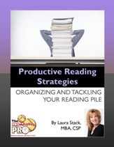 Productive Reading Strategies: Organizing and Tackling Your Reading Pile - eBook