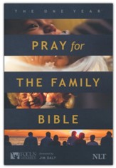 NLT One Year Pray for the Family Bible--soft cover - Slightly Imperfect