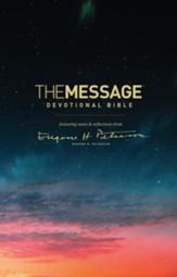 The Message Devotional Bible, Hardcover - Imperfectly Imprinted Bibles