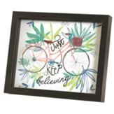 Just Keep Believing, Bicycle, Framed Wall Art