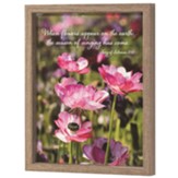 When Flowers Appear on the Earth Framed Wall Art