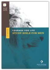 NLT Courage For Life Study Bible for Men, Filament-Enabled Edition--soft cover