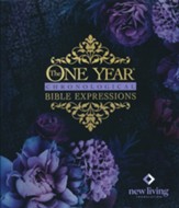 The One Year Chronological Bible  Expressions, Soft imitation leather, Imperial Purple