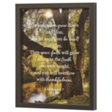 Let Your Roots Down Into Him Framed Wall Art
