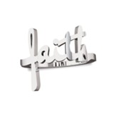 Faith, Sterling Silver Words of Life Ring, Size 10