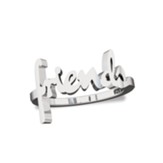 Friends, Sterling Silver Words of Life Ring, Size 5