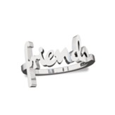 Friends, Sterling Silver Words of Life Ring, Size 8