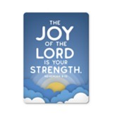 The Joy Of the Lord Is Your Strength, Nehemiah 8:10 Bible Verse Fridge Magnet, Sunrise