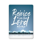 Rejoice In the Lord Always, Philippians 4:4 Bible Verse Fridge Magnet