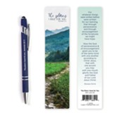 Plans I Have For You, Jeremiah 29:11, Pen & Stylus with Bookmark, Dark Blue