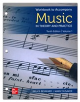 Workbook for Music in Theory and Practice, volume 1 loose-leaf, 10th edition