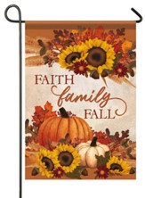 Faith Family Fall Flag, Small
