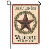 Primitive Star Garden Flag, Small