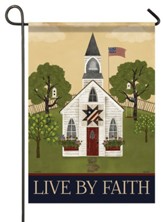 Live By Faith Americana Church, Small Flag