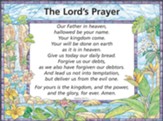 The Lord's Prayer NIV Laminated Wall Chart
