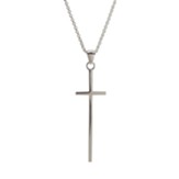 Cross Silver Plated Necklace