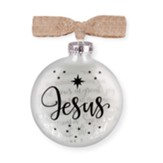Jesus Glass Ornament