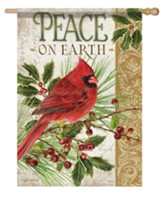 Peace on Earth, Cardinal, Flag, Large