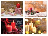 Christmas Candles Christmas Cards, Box of 12
